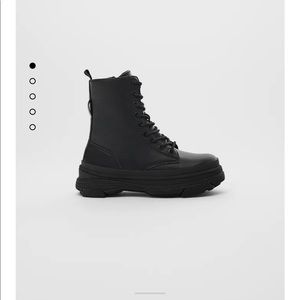 Zara Chunky Combat Boots